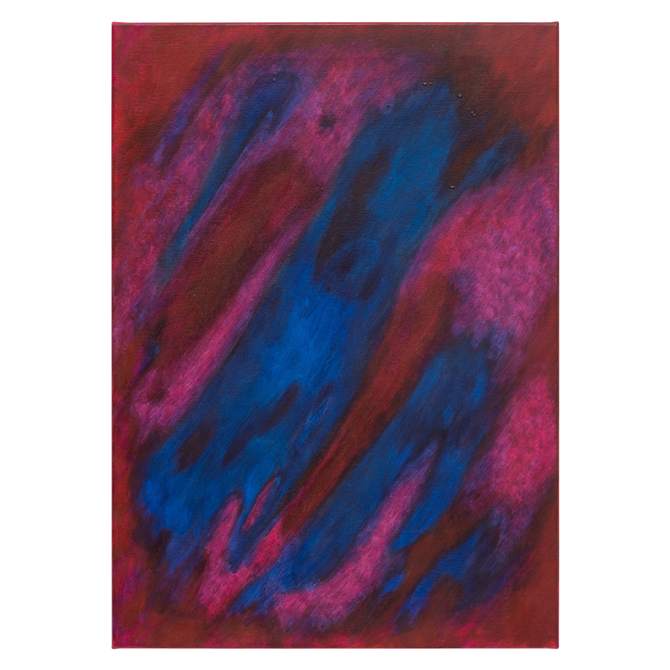 RFœ 386 s - Ohne Titel - Roland Foehlisch - 2015 - Eitempera auf Leinwand - 70 x 50 cm